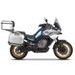 Komplet aluminijastih kovčkov z nosilci in ploščo SHAD TERRA, 37L zadnji kovček in 36L/47L stranski kovčki SHAD CF Moto 800MT
