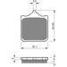 Zavorne obloge GOLDFREN 177 S3 (1 set = 4 pcs)