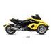 Dušilec (lonec) MIVV OVAL Q.BO.005.SNC Titanium / Karbonska kapa ATV CAN-AM - Spyder 1000 [2007 - 2016]