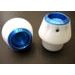 Crash protectors RDMOTO KTM13N bela with blue caps