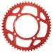 Aluminijasti zadnji verižnik (zobnik) SUPERSPROX RAL-6618:53-RED rdeč 53T, 420
