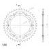 Rear sprocket SUPERSPROX STEALTH RST-859:41-GLD zlata 41T, 530