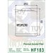 Oljni filter HIFLOFILTRO HF183