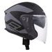 Jet čelada CASSIDA JET TECH CORSO black matt / grey XS