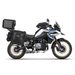 Complete set of SHAD TERRA TR40 adventure saddlebags and SHAD TERRA BLACK aluminium 48L topcase, including mounting kit SHAD BMW F750 GS / F850 GS