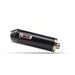 Celoten izpušni sistem 2x1 MIVV OVAL K.055.LZC Black with carbon cap