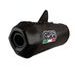 Slip-on exhaust GPR PENTAROAD VO.5.1.CAT.PE.BL Matte Black including removable db killer, link pipe and catalyst
