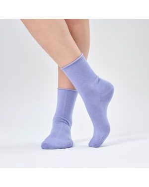 SOFT TOP LAVENDER | Dámské barefoot ponožky s měkkým došlapem, bez lemu - vhodné i pro diabetiky