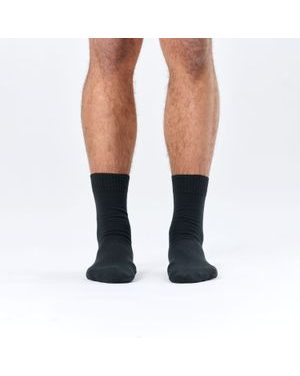 100% COTTON BLACK | Pánské zdravotní ponožky ze 100% bavlny a volným lemem - vhodní i pro diabetiky