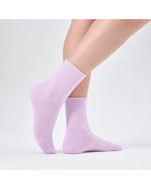 SOFT TOP LILAC | Dámské barefoot ponožky s měkkým došlapem, bez lemu - vhodné i pro diabetiky