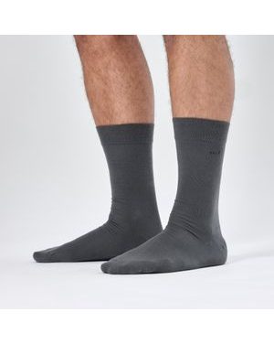 MAKO DARK GRAY | Pánské ponožky z prémiové egyptské bavlny mako