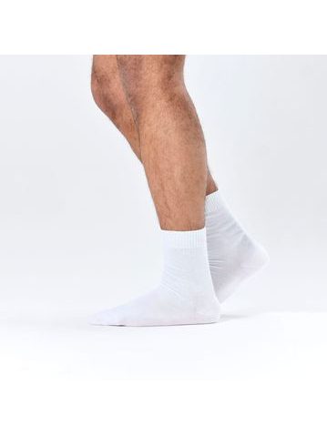 100% COTTON WHITE | Pánské zdravotní ponožky ze 100% bavlny a volným lemem - vhodní i pro diabetiky