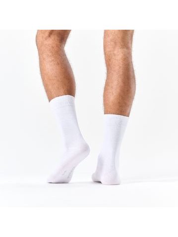SOFT TOP WHITE | Pánské barefoot ponožky s měkkým došlapem, bez lemu - vhodné i pro diabetiky