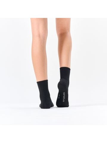 SENSITIVE BLACK | Dámské barefoot ponožky s blahodárným aloe vera a zinkem proti puchýřům