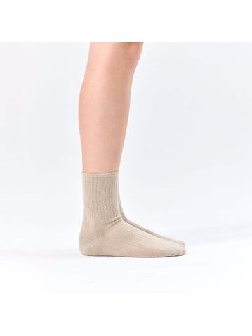 SENSITIVE BEIGE | Dámské barefoot ponožky s blahodárným aloe vera a zinkem proti puchýřům