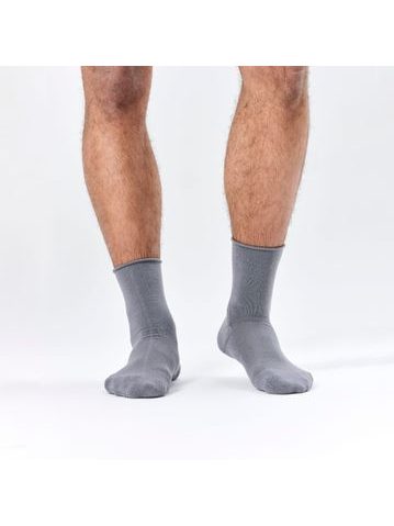 SOFT TOP GRAY | Pánské ponožky s měkkým došlapem, bez lemu - vhodné i pro diabetiky
