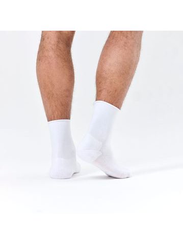 SOFT TOP WHITE | Pánské ponožky s měkkým došlapem, bez lemu - vhodné i pro diabetiky