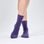 SOFT TOP PURPLE | Dámské barefoot ponožky s měkkým došlapem, bez lemu - vhodné i pro diabetiky.