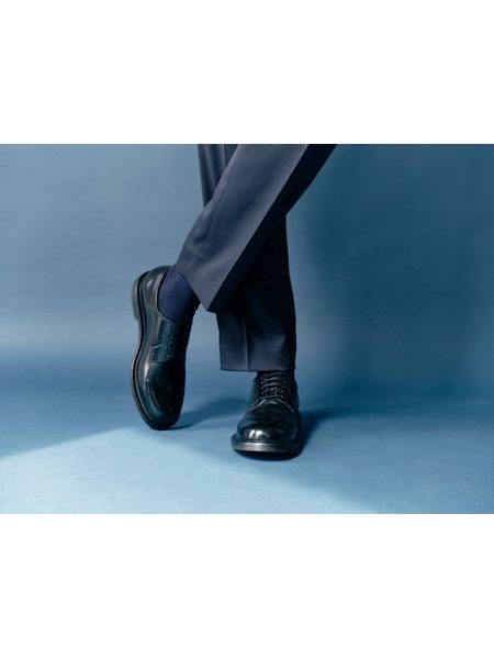 MAKO DARK BLUE | Pánské ponožky z prémiové egyptské bavlny mako