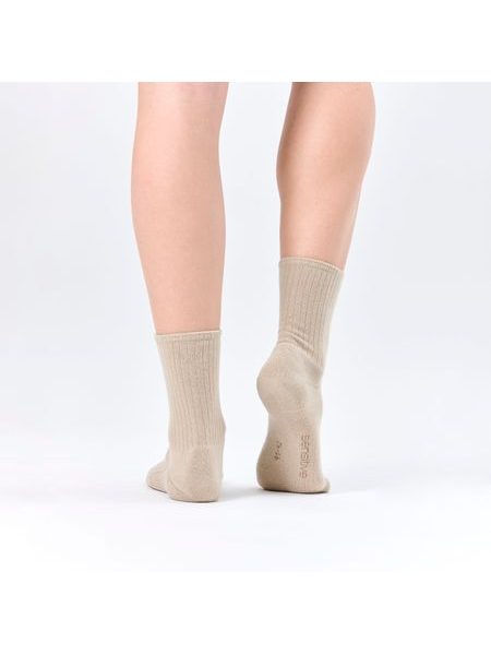 SENSITIVE BEIGE | Dámské barefoot ponožky s blahodárným aloe vera a zinkem proti puchýřům