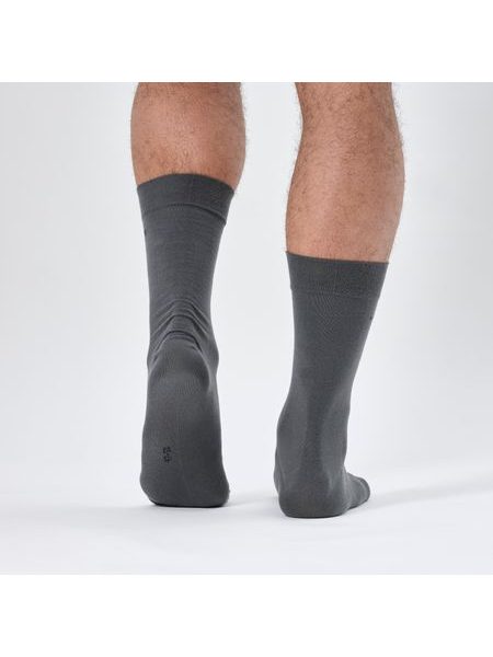 MAKO DARK GRAY | Pánské ponožky z prémiové egyptské bavlny mako