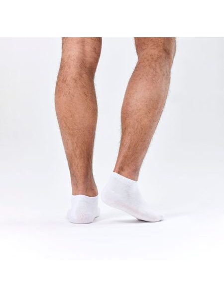 COTTON WHITE | Pánské kotníkové ponožky s 98% obsahem bavlny