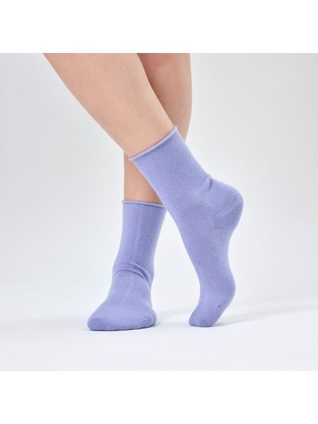 SOFT TOP LAVENDER | Velmi pohodlné dámské ponožky s měkkým došlapem, bez lemu - vhodné i pro diabetiky