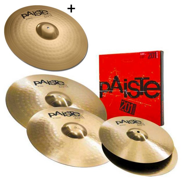 Bici.cz – Paiste 201 PA 015US16 Universal Set + Bonus – Paiste – Paiste –  sady činelů – Činely, Bicí