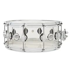DW DDAC0614SSCL Design Acrylic snare 14" × 6"