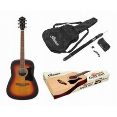 Ibanez V50NJP-OVS Acoustic Jam Pack – Open Pore Vintage Sunburst