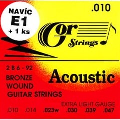 Acoustic 2B6-92 Light struny na kytaru kovové / bronz