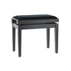 GEWA Pianová stolička DeLuxe černá mat