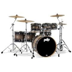 DW PDP Concept Maple - Satin Charcoal Burst