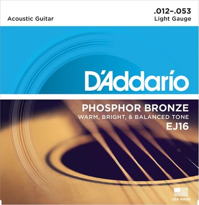 D’Addario EJ16 Light, balení 3 sady