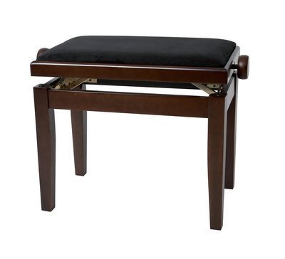 GEWA Pianová stolička Deluxe ořech mat