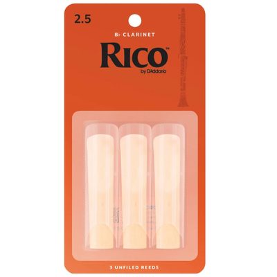 Rico by D’Addario RCA0325 Bb Clarinet Reeds 2.5 – 3 kusy