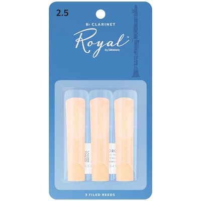 Royal by D'Addario RCB0325 Bb Clarinet Reeds 2.5 – 3 kusy
