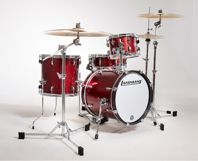 Ludwig LC179X025 Breakbeats by Questlove Wine Red Sparkle