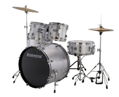 Ludwig LC17015 New Accent Fuse Silver sparkle