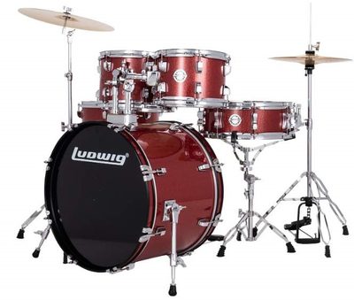 Ludwig LC19014DIR Accent Fuse Red Sparkle