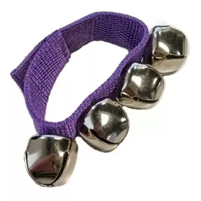 Pecka DRP-04 PU Dětské rolničky na pásku – purpurová