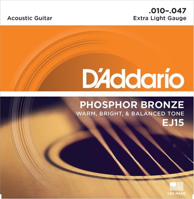 D’Addario EJ15 Extra Light, balení 3 sady