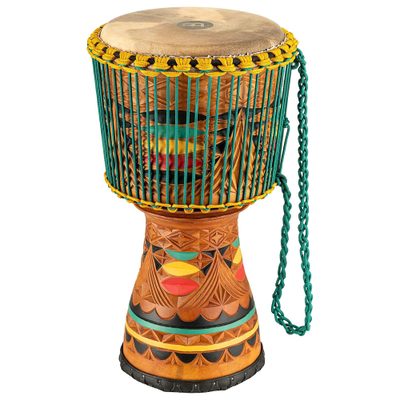 Meinl AE-DJTC2-L Artisan Edition Tongo Carved Djembe, 12”