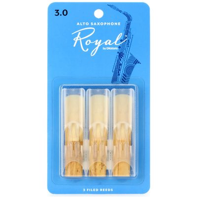 Royal by D’Addario RJB0330 Alto Saxophone Reeds 3.0 – 3 kusy