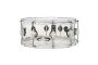 DW DDAC0614SSCL Design Acrylic snare 14" × 6"