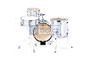 Ludwig LC179XX028 Breakbeats White Sparkle