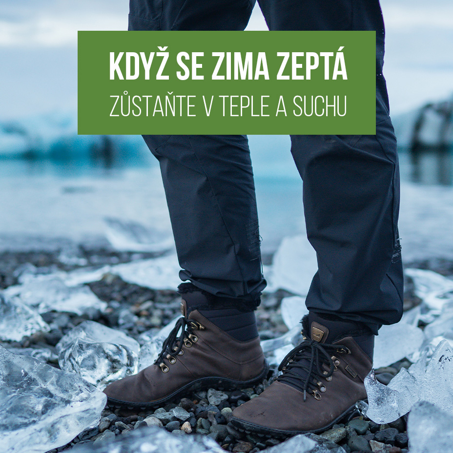 Zimní zateplené boty, které vás udrží v suchu a teple.